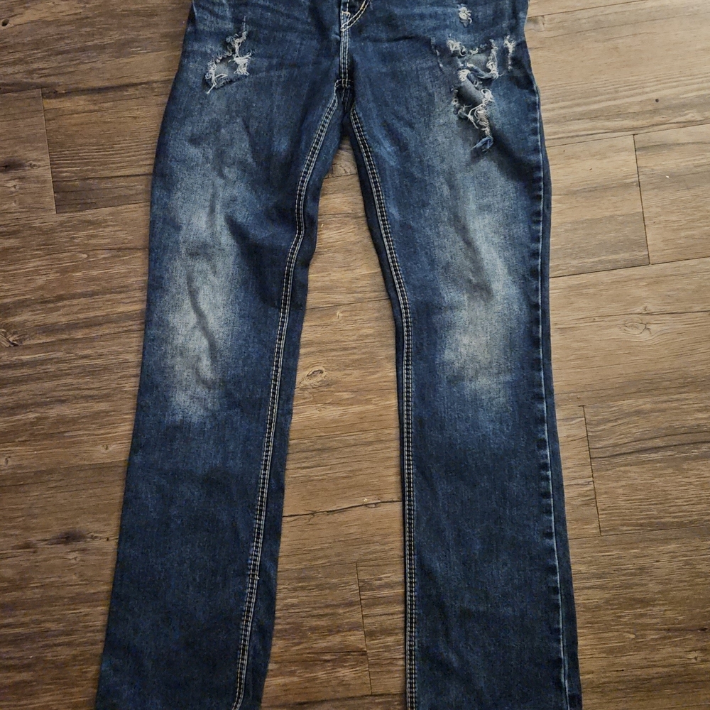 Silver Jeans Dynamic Blue Straight Leg Denim